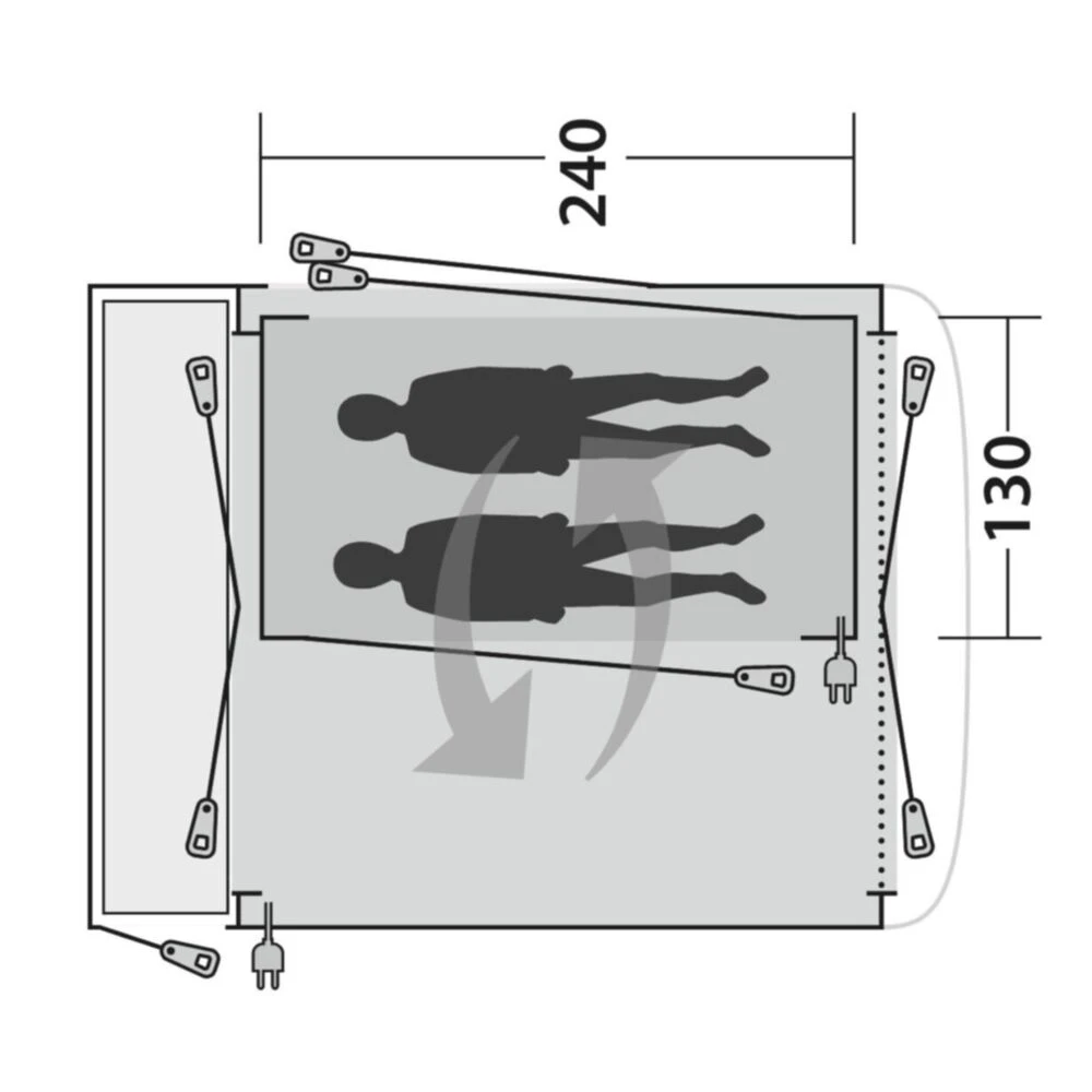 Outwell Daytona / Pine Hills / Milestone / Bremburg Inner - Image 2