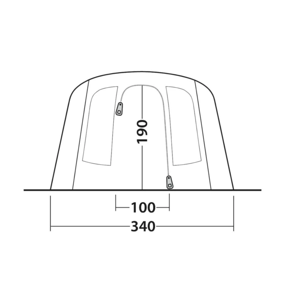 Outwell Tennessee 5 Air Tent (2025) 6 Outwell Tennessee 5 Air Tent (2025) - Image 6