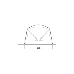 Outwell Florida 5 Air Tent (2025) -Vango Sale Store 111489 florida 5 air drawing other6