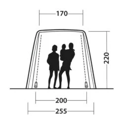 Outwell Dunecrest L Awning (2025) -Vango Sale Store 111498 dunecrest l drawing other4