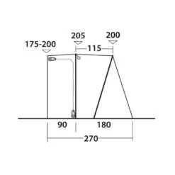 Outwell San Diego Awning (2025) -Vango Sale Store 111506 san diego drawing other5