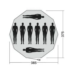 Easy Camp Moonlight Tipi Tent -Vango Sale Store 120381 moonlight tipi drawing floorplan3
