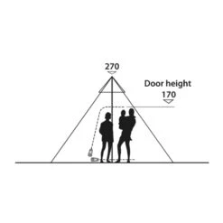 Easy Camp Moonlight Tipi Tent -Vango Sale Store 120381 moonlight tipi drawing other4