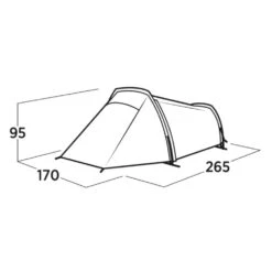Easy Camp Sarek 2 Tent -Vango Sale Store 120468 sarek 2 drawing perspective2