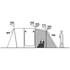 Easy Camp Bokna 5 Tent (2025) -Vango Sale Store 120495v25 063