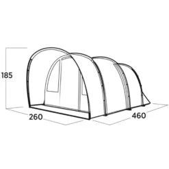 Easy Camp Romsdal 4 Tent (2025) -Vango Sale Store 120496v25 061