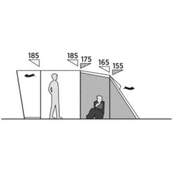 Easy Camp Romsdal 4 Tent (2025) -Vango Sale Store 120496v25 063