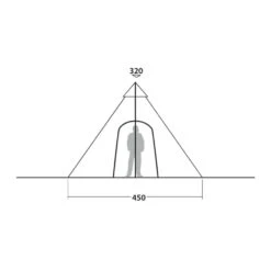 Robens Kiowa Tipi Tent (2024) -Vango Sale Store 130188 kiowa drawing other4