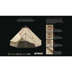 Robens Kiowa Tipi Tent (2024) -Vango Sale Store 130188 kiowa feature photo6