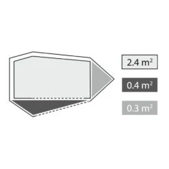 Robens Challenger 2 Exp Tent (2025) 25 Robens Challenger 2 Exp Tent (2025) -Vango Sale Store 130405 challenger 2 exp drawing other4