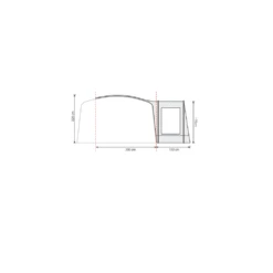 Outdoor Revolution Airedale F/G Side Porch -Vango Sale Store airedale side porch floorplan 1