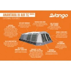 Vango Airbeam Vango Anantara IV TC 650xl Air Tent -Vango Sale Store anantara iv air tc 650xl lowres