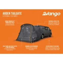 Vango Arden Tailgate Awning (2025) -Vango Sale Store arden tailgate infographic lowres