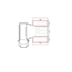 Outdoor Revolution Cayman Combo PC Air Low Awning (180-210cm) -Vango Sale Store cayman combo floor
