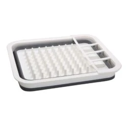 Quest Collapsible-Wares Dish Rack Drainer With Cutlery Holder -Vango Sale Store k0201 4 fullsize
