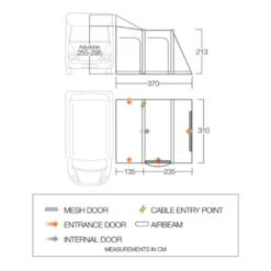 Vango Airbeam Vango Kela Pro Air Awning Tall -Vango Sale Store kela air tall floorplan lowres