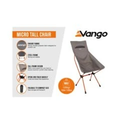 Vango Micro Tall Chair -Vango Sale Store micro tall chair excalibur infographic lowres small