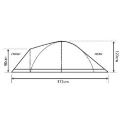 Outdoor Revolution Q3.0+ Tent (2025) 9 Outdoor Revolution Q3.0+ Tent (2025) -Vango Sale Store q3plus floor1