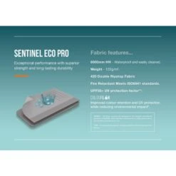 Vango Airbeam Vango Hexaway Pro Air Low Awning -Vango Sale Store sentinel eco pro fabric infographic low res 1 1