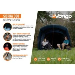 Vango Sierra 300 Poled Tent (2025) 35 Vango Sierra 300 Poled Tent (2025) -Vango Sale Store sierra 300 infographic2 lowres