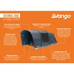 Vango Sierra 300 Poled Tent (2025) 34 Vango Sierra 300 Poled Tent (2025) -Vango Sale Store sierra 300 infographic lowres