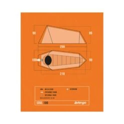 Vango Soul 100 Tent (2025) -Vango Sale Store soul 100 floorplan low res small