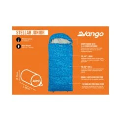 Vango Stellar Junior Sleeping Bag -Vango Sale Store stellar junior atlantic infographic lowres small